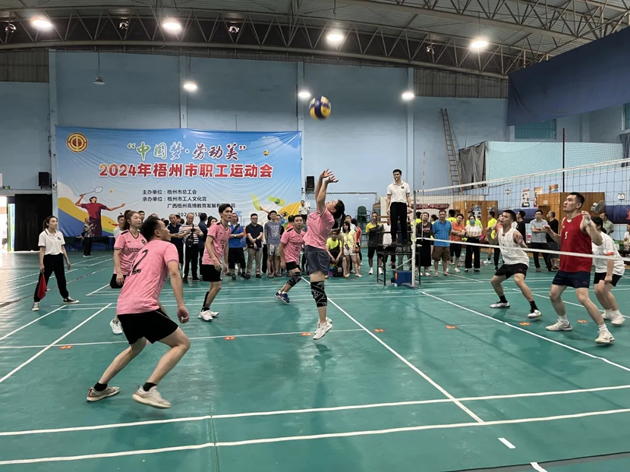 活力四射場上決高下 ，“ 氣”“羽”軒昂職工展風采——2024年梧州市職工運動會圓滿閉幕