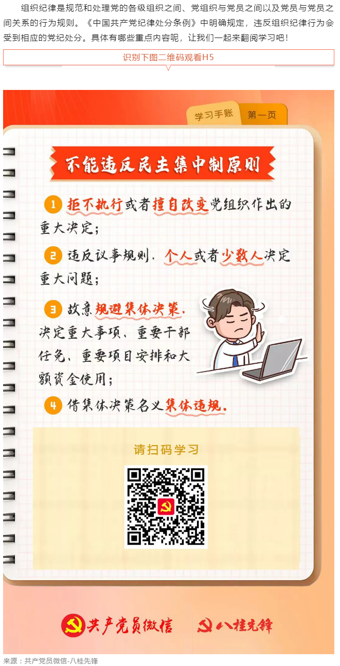 學(xué)習(xí)手賬｜哪些組織紀(jì)律行為不能違反？.png