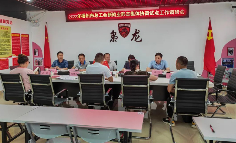 梧州市總工會開展新就業(yè)形態(tài)集體協(xié)商試點(diǎn)工作調(diào)研